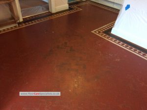 Victorian tile cleaning and sealing Nottingham - www.FloorCareSpecialists.co.uk