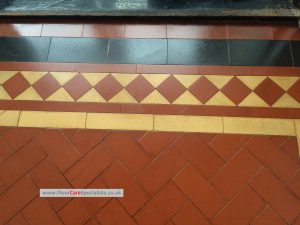 Victorian tiled floor cleaners leicester - www.FloorCareSpecialists.co.uk